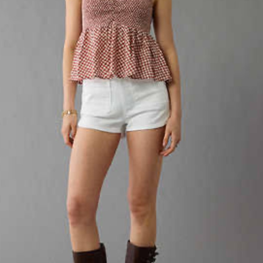American Eagle Easy Shortie Jean Shorts